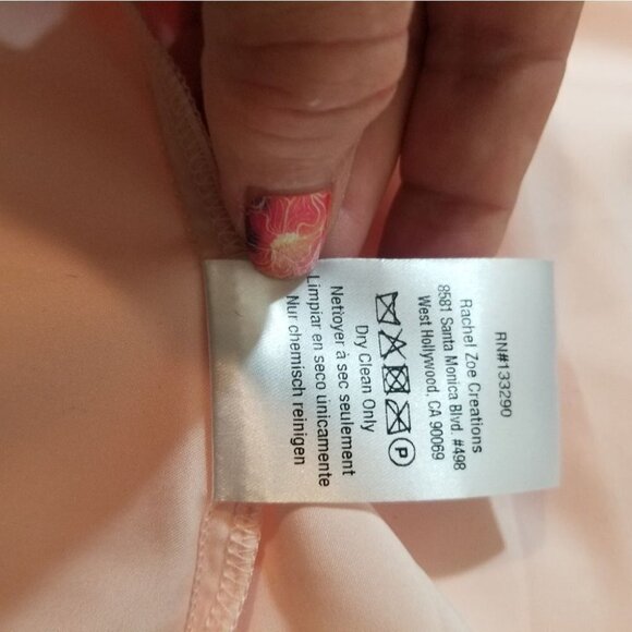 Rachel Zoe Blush Pink Tiered Dress - Picture 8 of 8